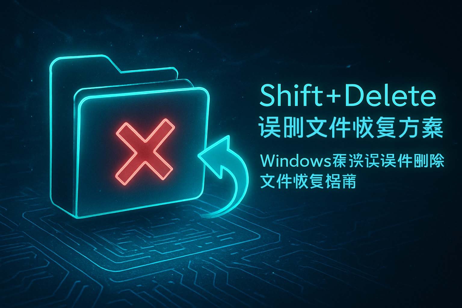 Shift+Delete误删文件恢复方案