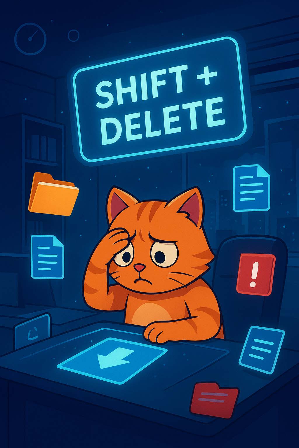Shift+Delete删除文件恢复