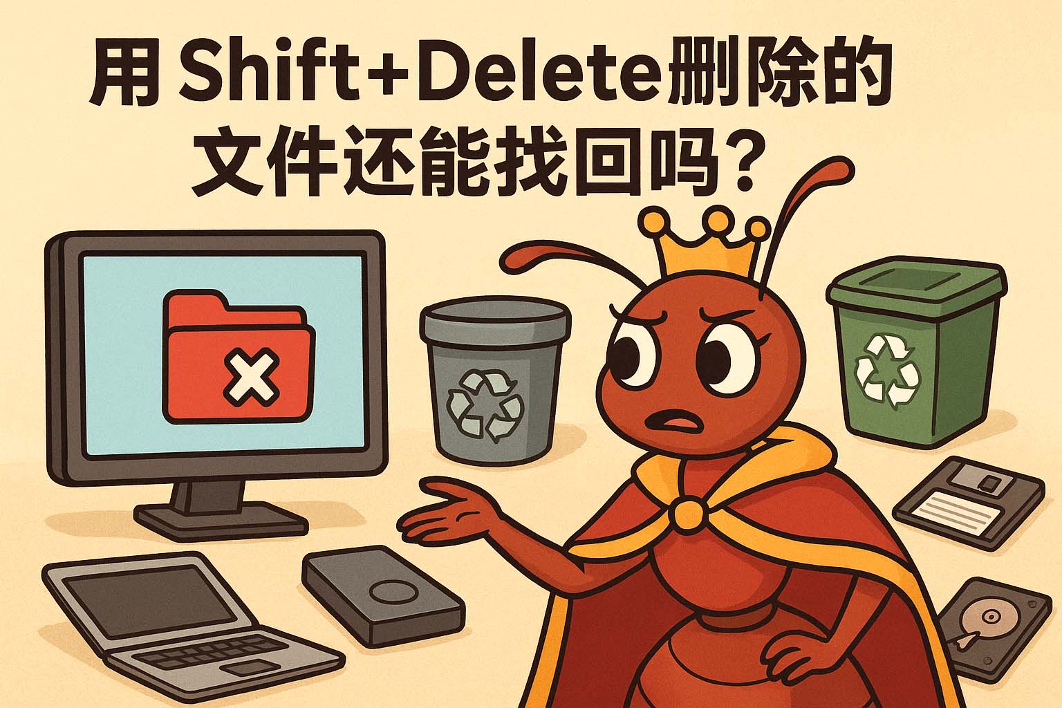 用Shift+Delete删除的文件还能找回吗?
