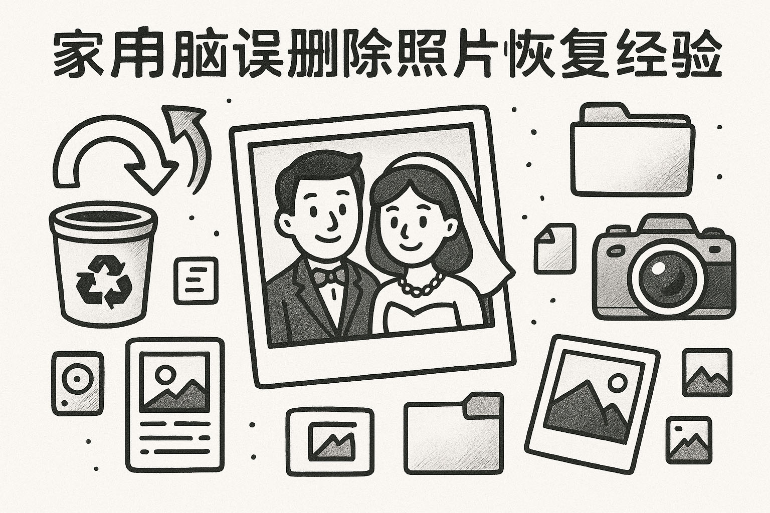 家用电脑误删除照片恢复经验分享