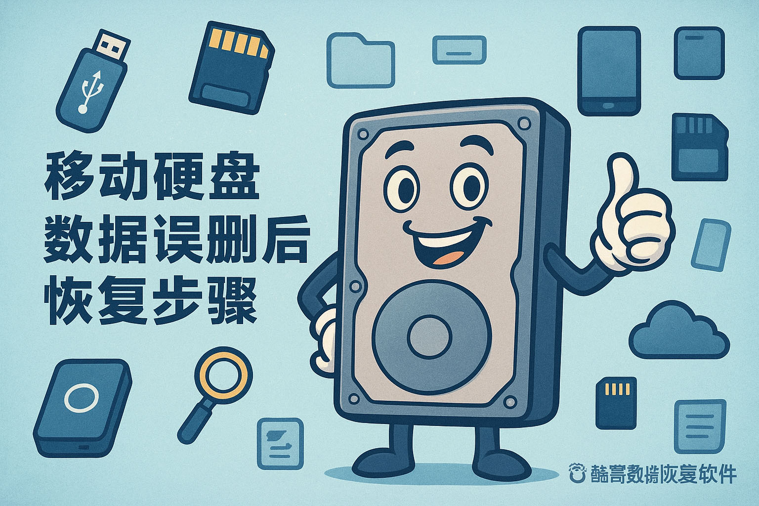 移动硬盘数据误删后恢复步骤