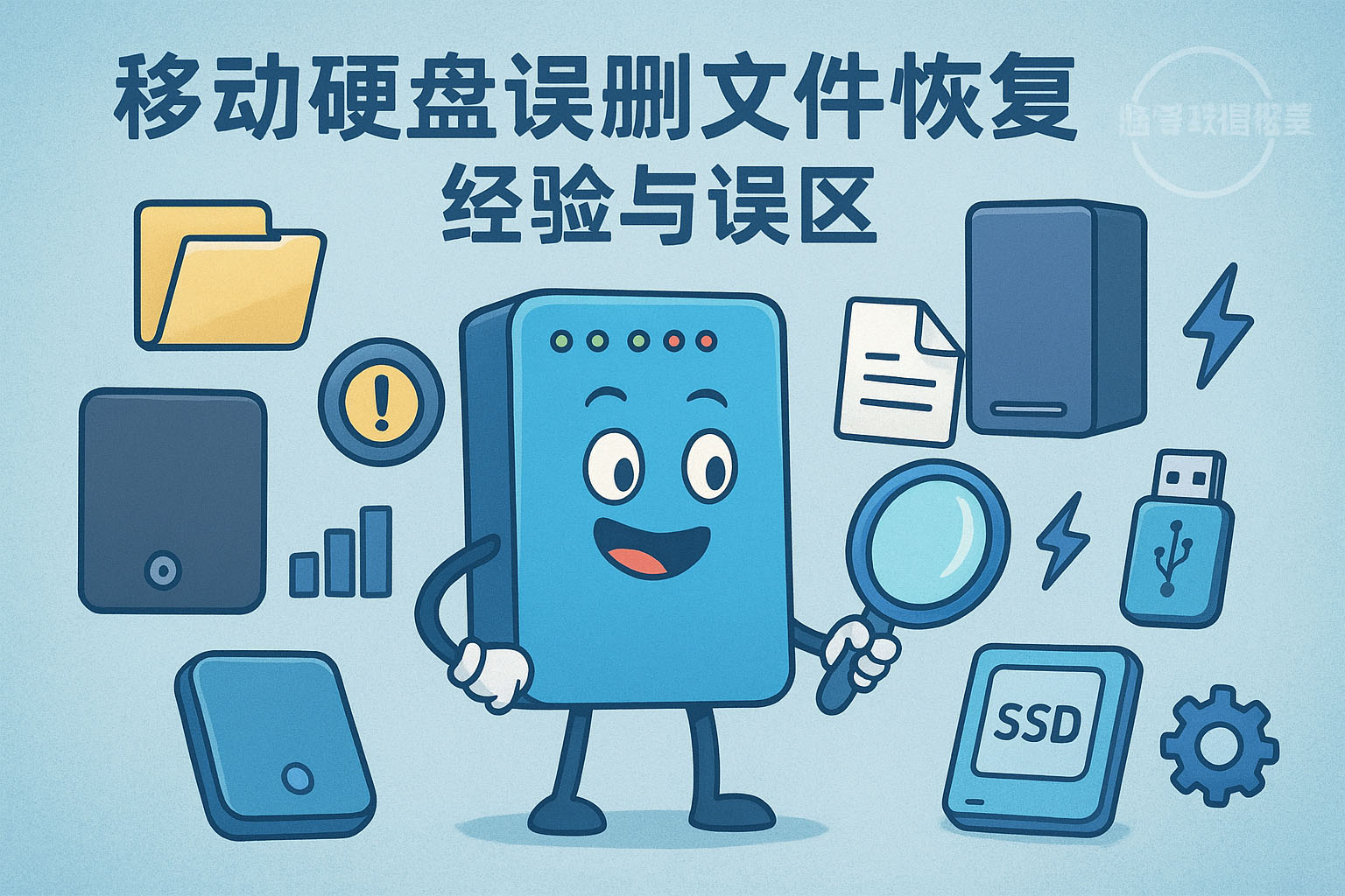 移动硬盘误删文件恢复经验与误区