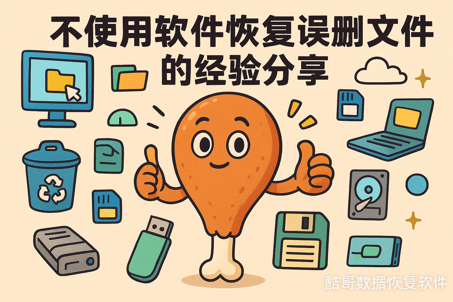 不使用软件恢复误删文件的经验分享