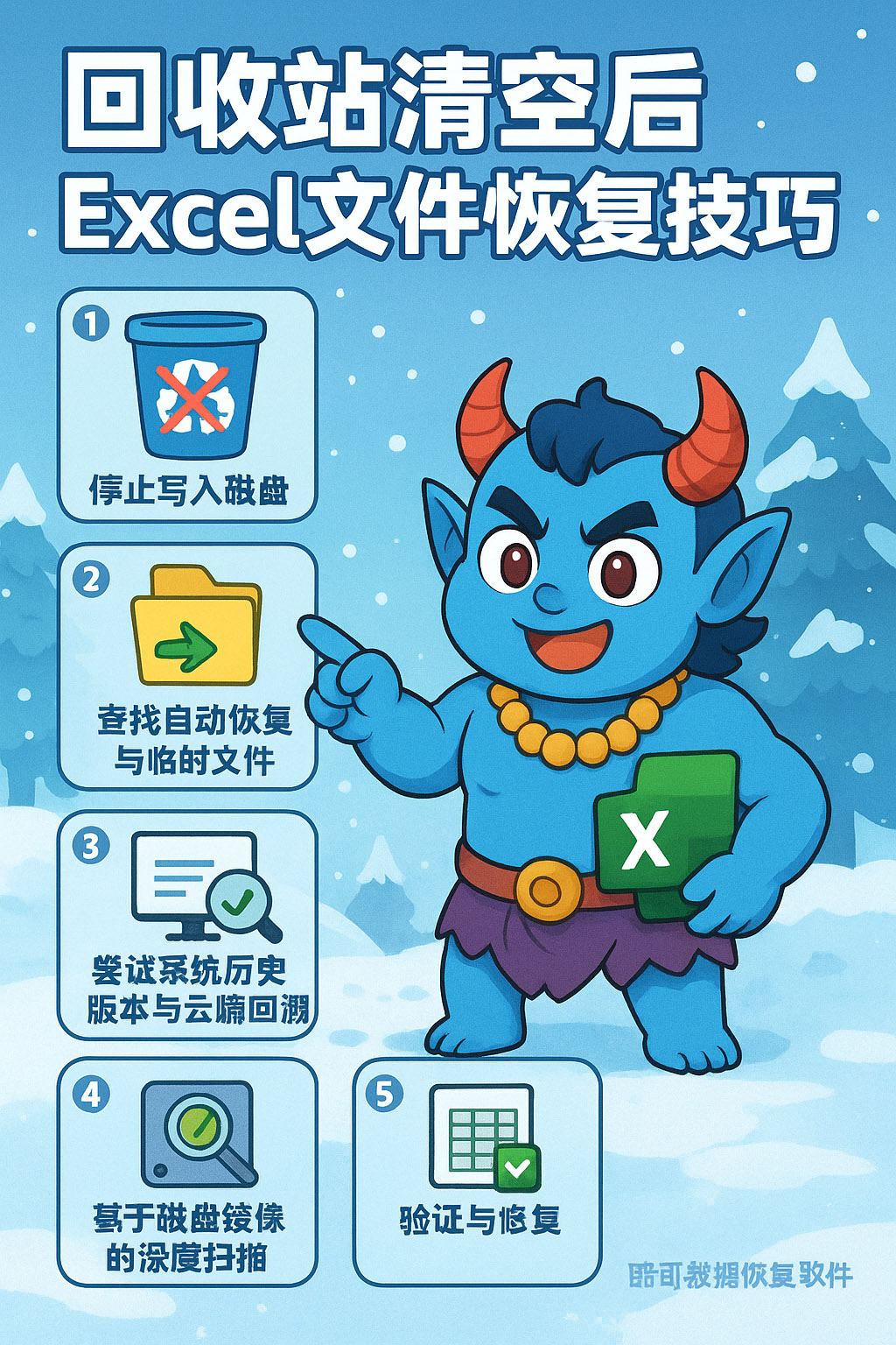 回收站清空后Excel文件恢复技巧