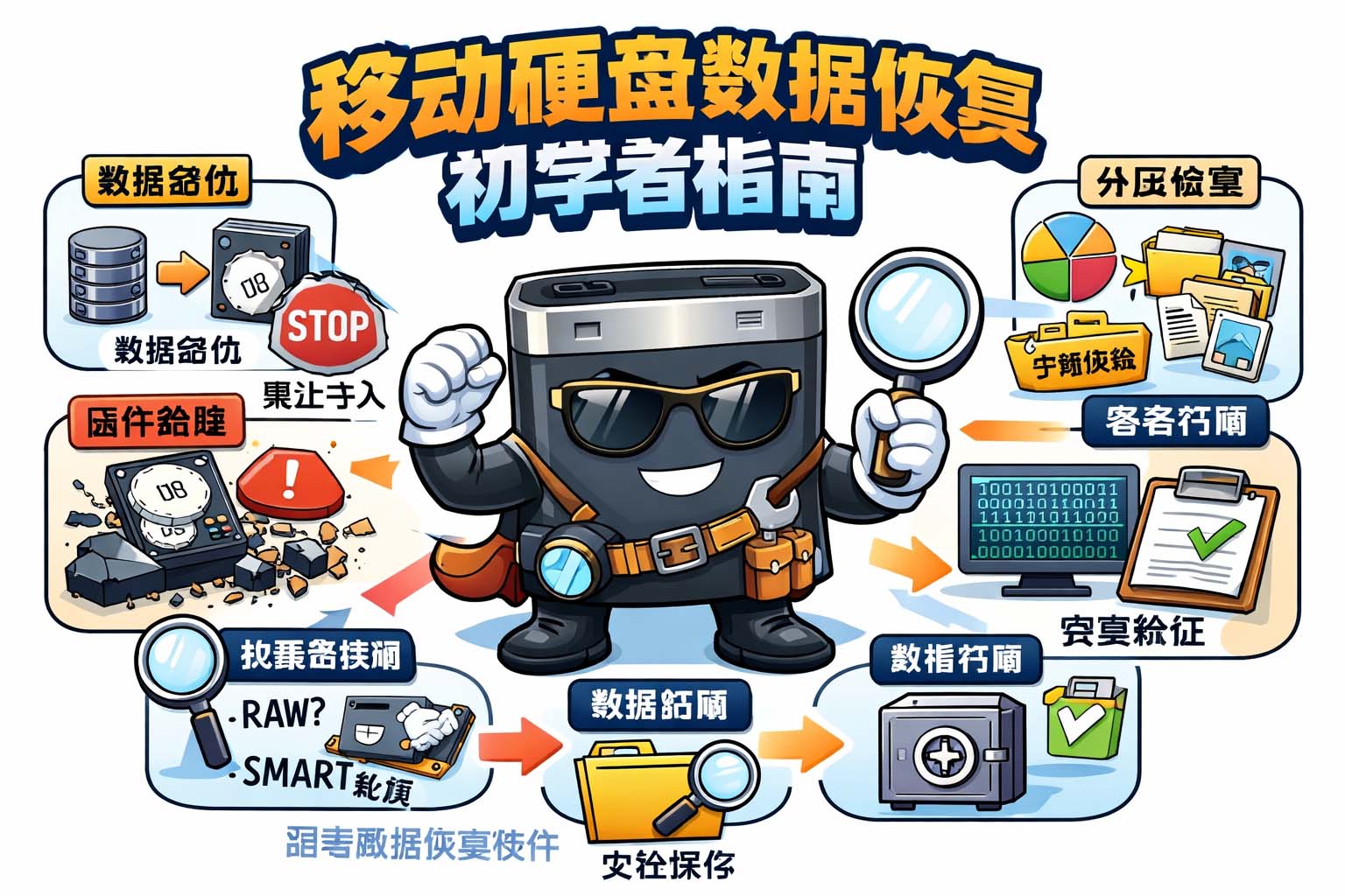 移动硬盘数据恢复初学者指南